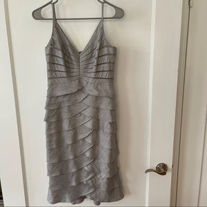 Adrianna Papell Grey mini dress